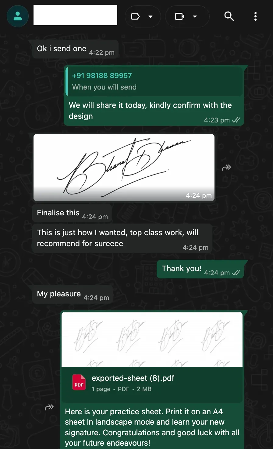 Customer review 8